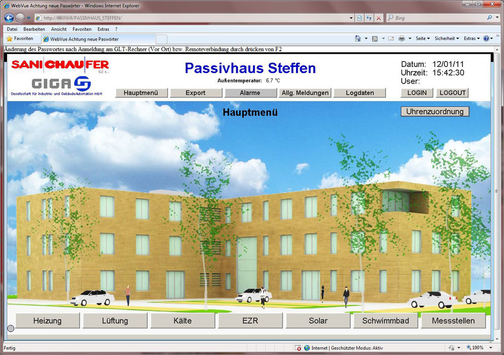 PcVue and Passivhaus, monitoring an ultra-low-energy building